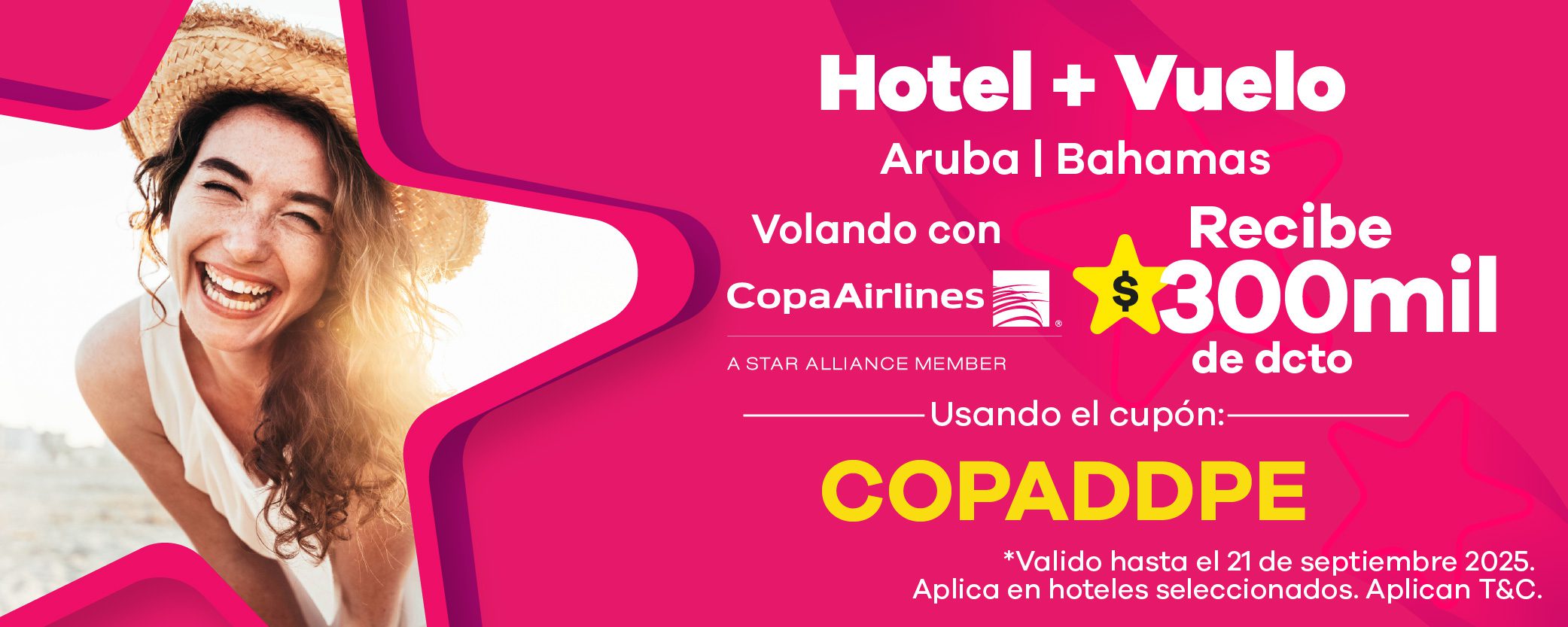 Horizontal copa cupón mobile