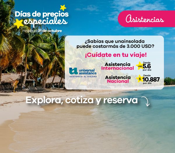 Asistencias Ofertas de Días de precios especiales, cuídate en tu viaje!
