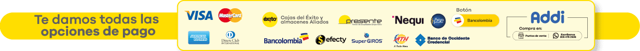 Banner Horizontal medios de pago