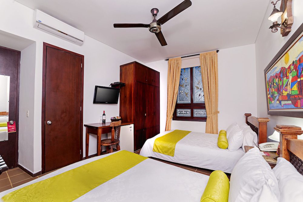 Habitación con ventilador del San Antonio Hotel Boutique