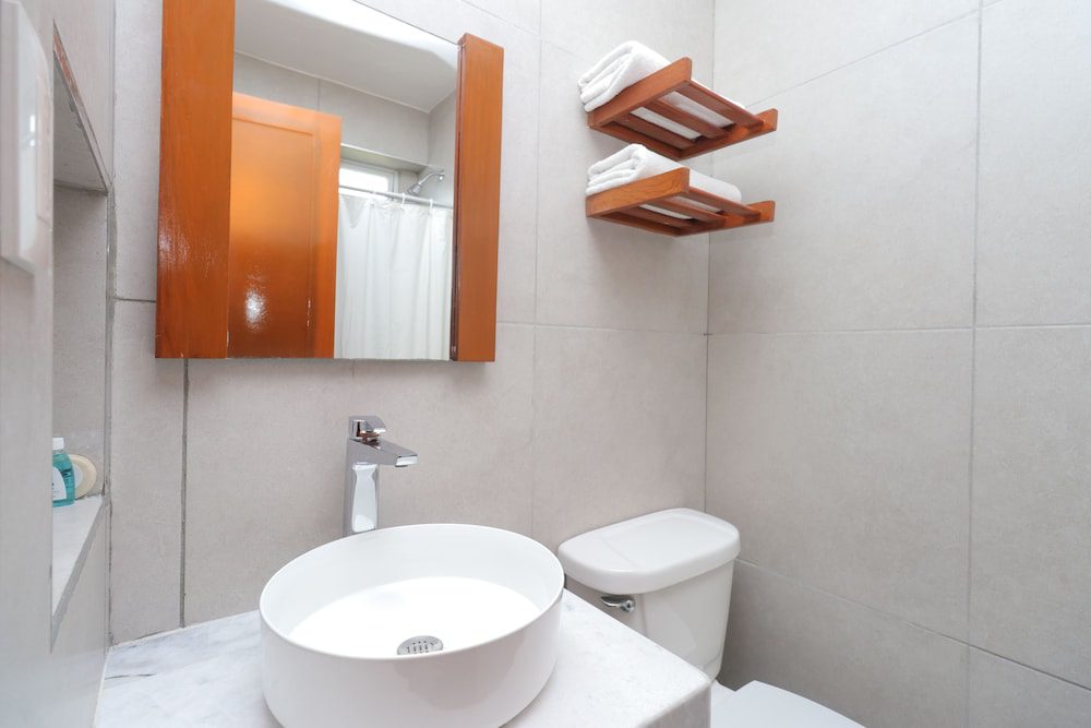 Baño de Hotel Soberanis en Cancún
