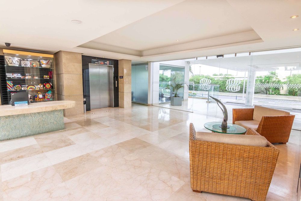 Vestíbulo del Sonesta Hotel Cartagena