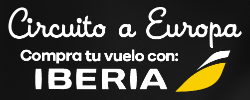 Banner promocional de circuitos a Europa con compra de vuelos Iberia para Black Friday Viajes 2025