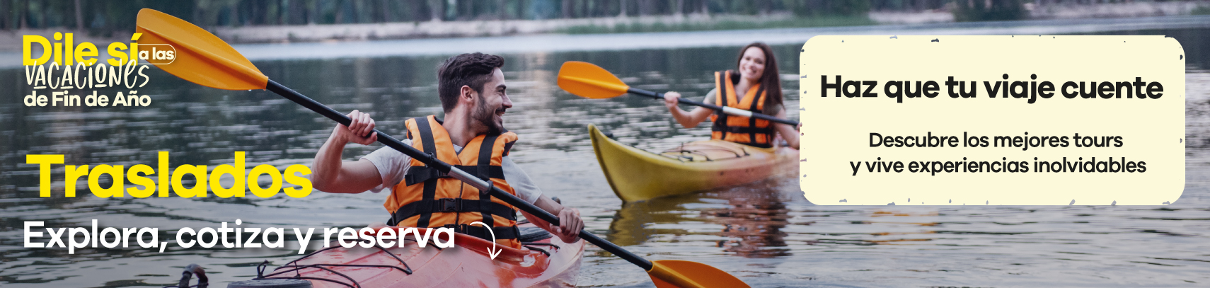 🚐 Dile sí a las vacaciones de fin de año 🌎 Haz que tu viaje cuente con los mejores traslados y tours. Descubre nuevas aventuras y vive experiencias inolvidables. ✨ Explora, cotiza y reserva fácilmente tu próximo destino.