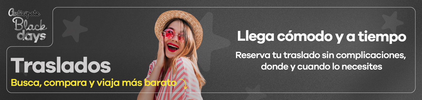 🚗 Dile sí a las vacaciones de fin de año 🌴 Viaja sin estrés y llega cómodo y a tiempo a tu destino. Reserva tu traslado fácil y sin complicaciones, donde y cuando lo necesites. ✨ Explora, cotiza y reserva con total comodidad.