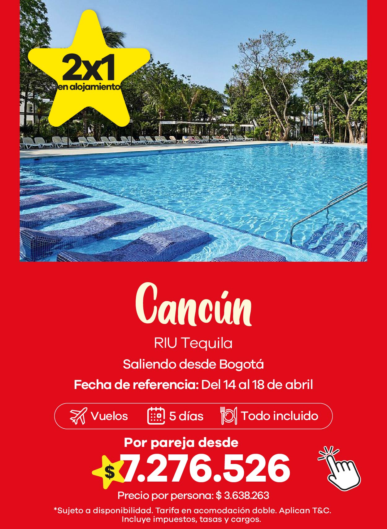 Oferta para viajar a cancún