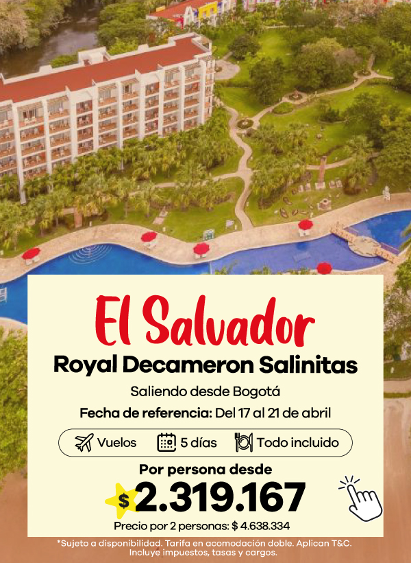 Resort Royal Decameron Salinitas en El Salvador, rodeado de piscinas y áreas verdes