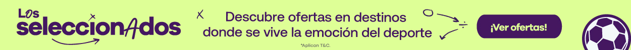 Los Seleccionados con ofertas en destinos turísticos donde se vive la emoción del deporte. Incluye botón para ver ofertas.