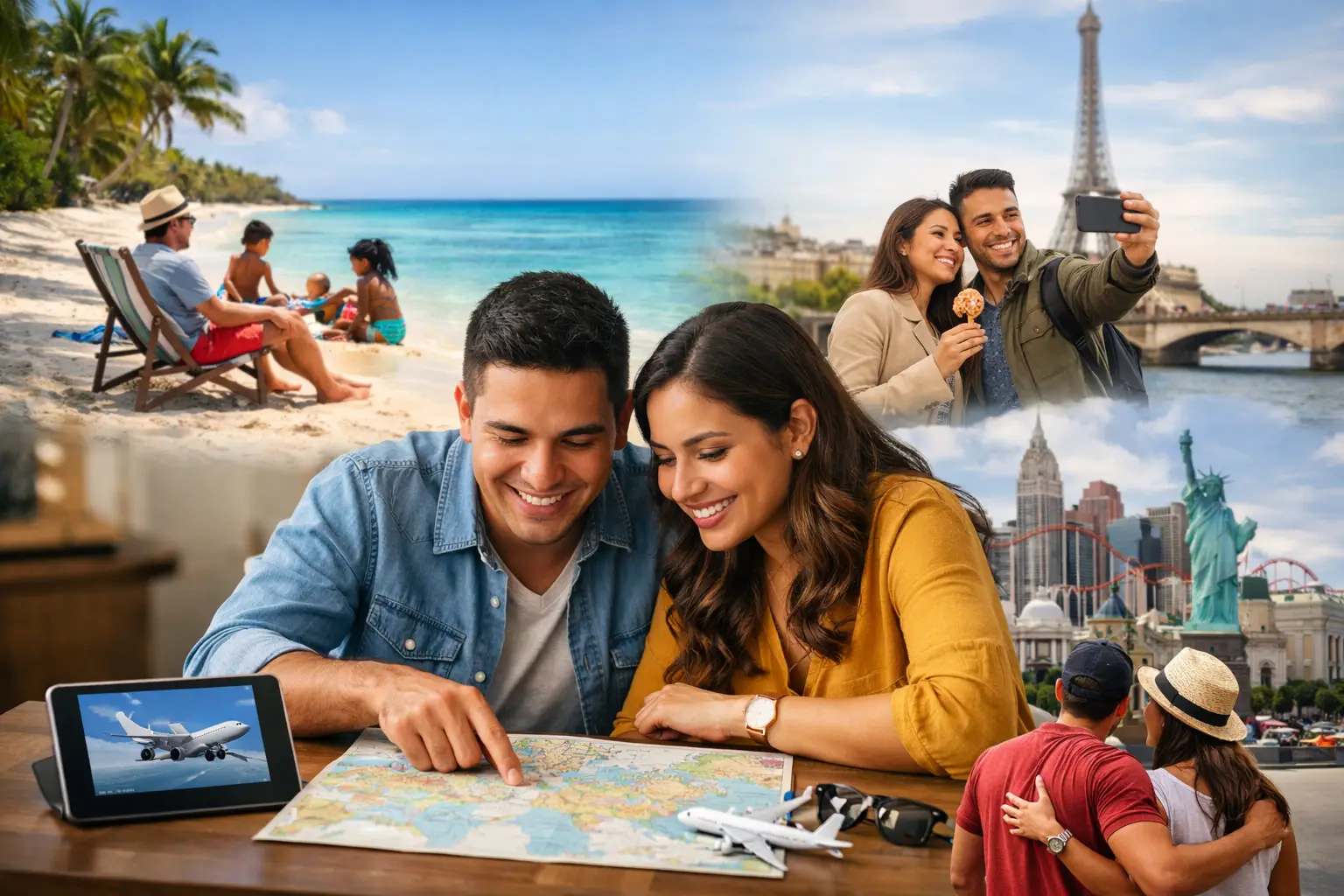 Cómo reservar vuelos multidestino sin pagar de más