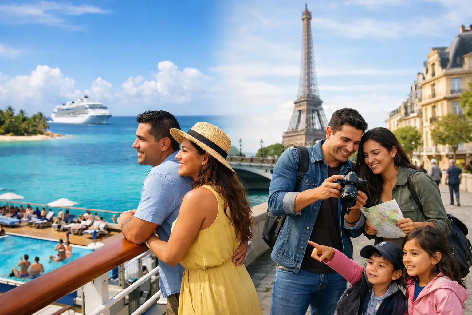 Crucero o circuito vacacional: cuál te conviene