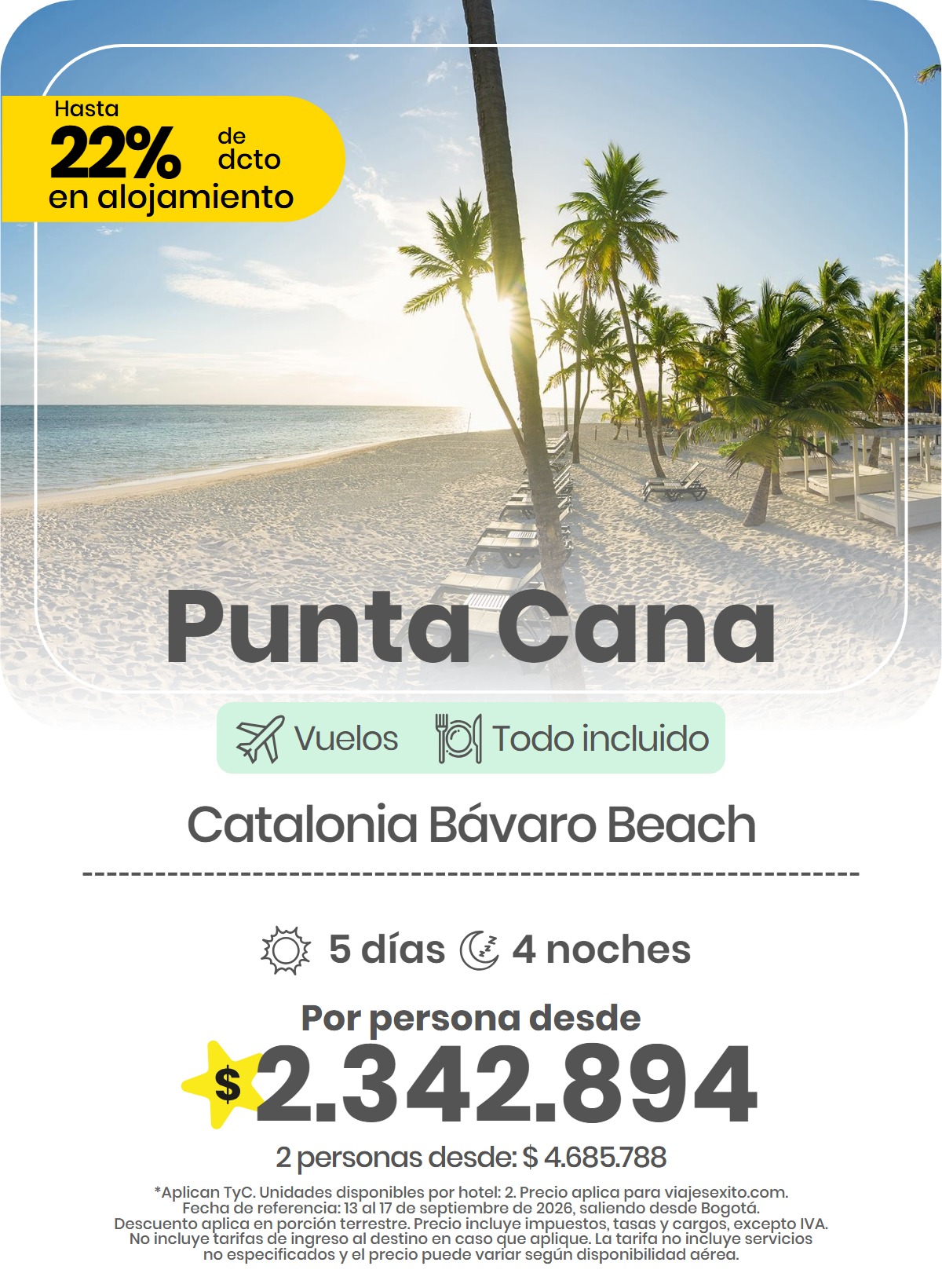 Paquete a Punta Cana: Catalonia Bávaro Beach