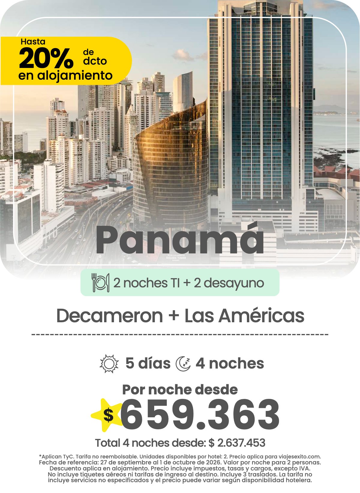 Hotel en Panamá: Decameron + Las Américas