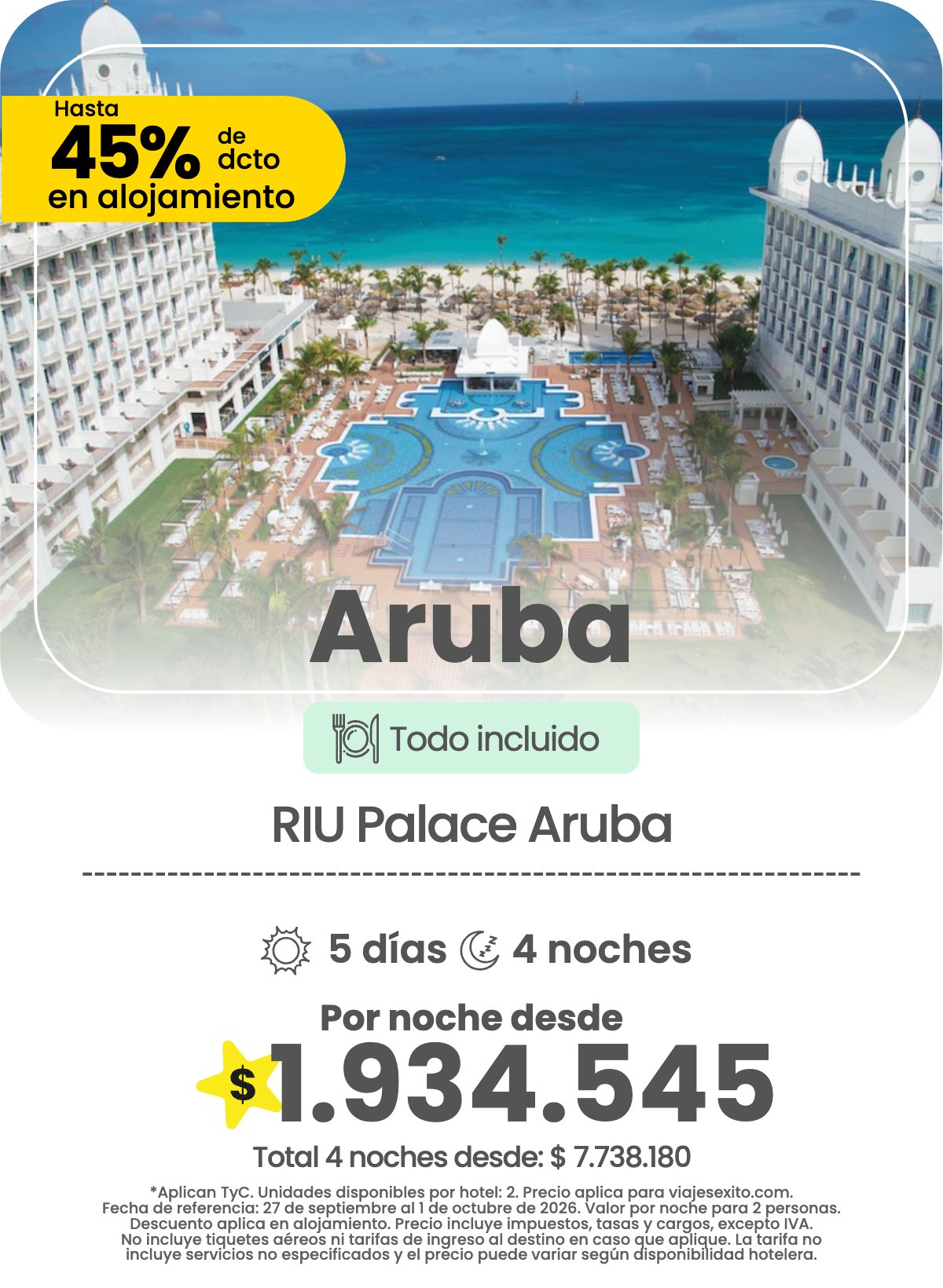 Hotel en Aruba: RIU Palace Aruba