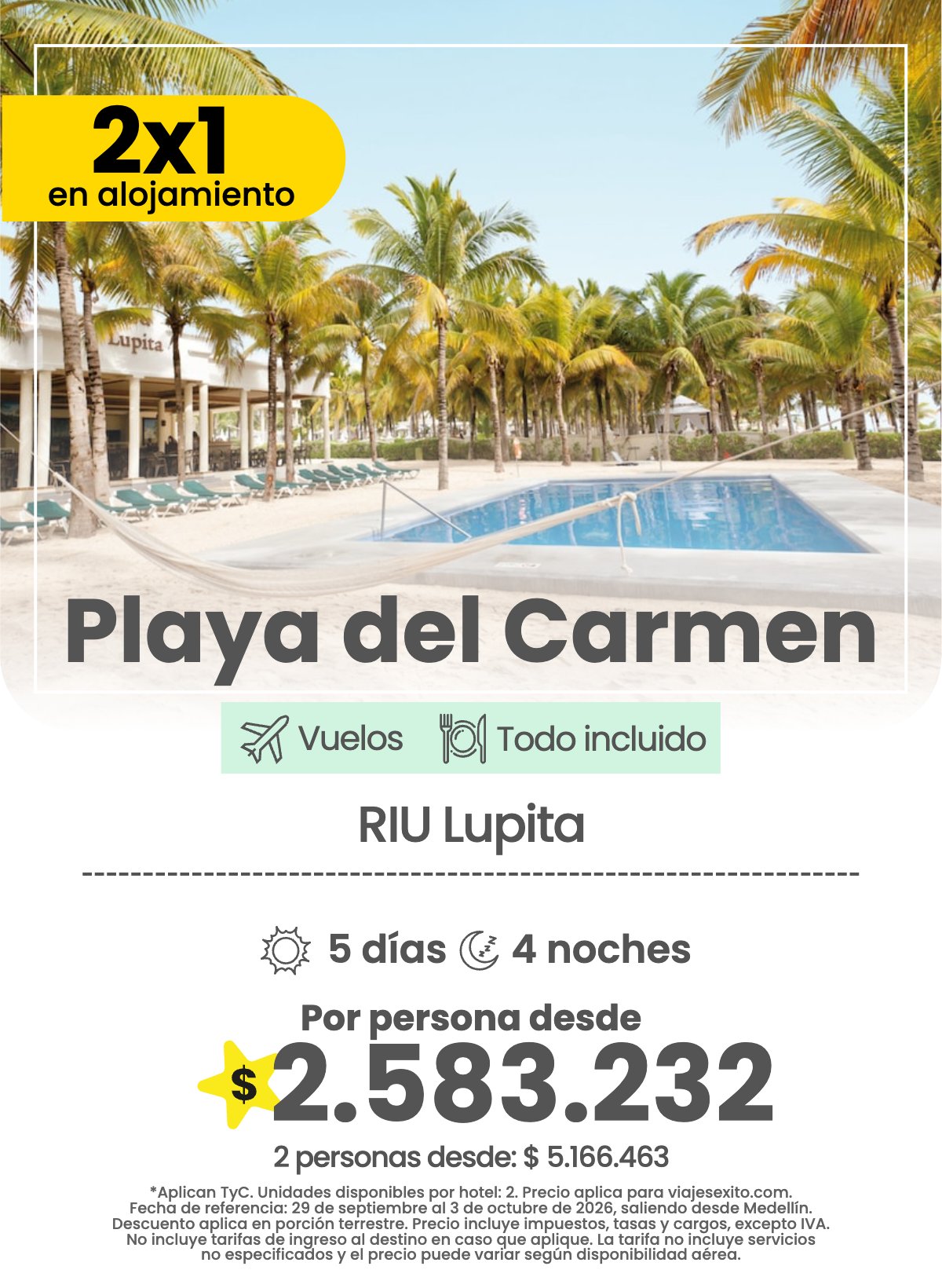 Paquete a Playa del Carmen: RIU Lupita