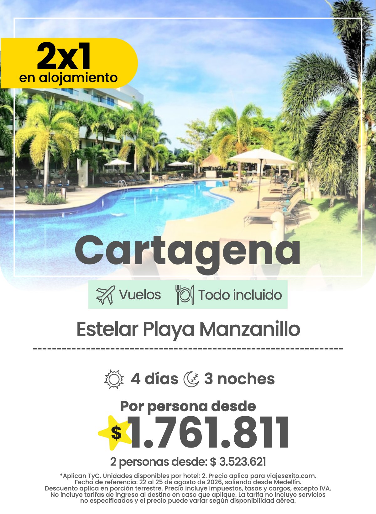 Paquete a Cartagena: Estelar Playa Manzanillo
