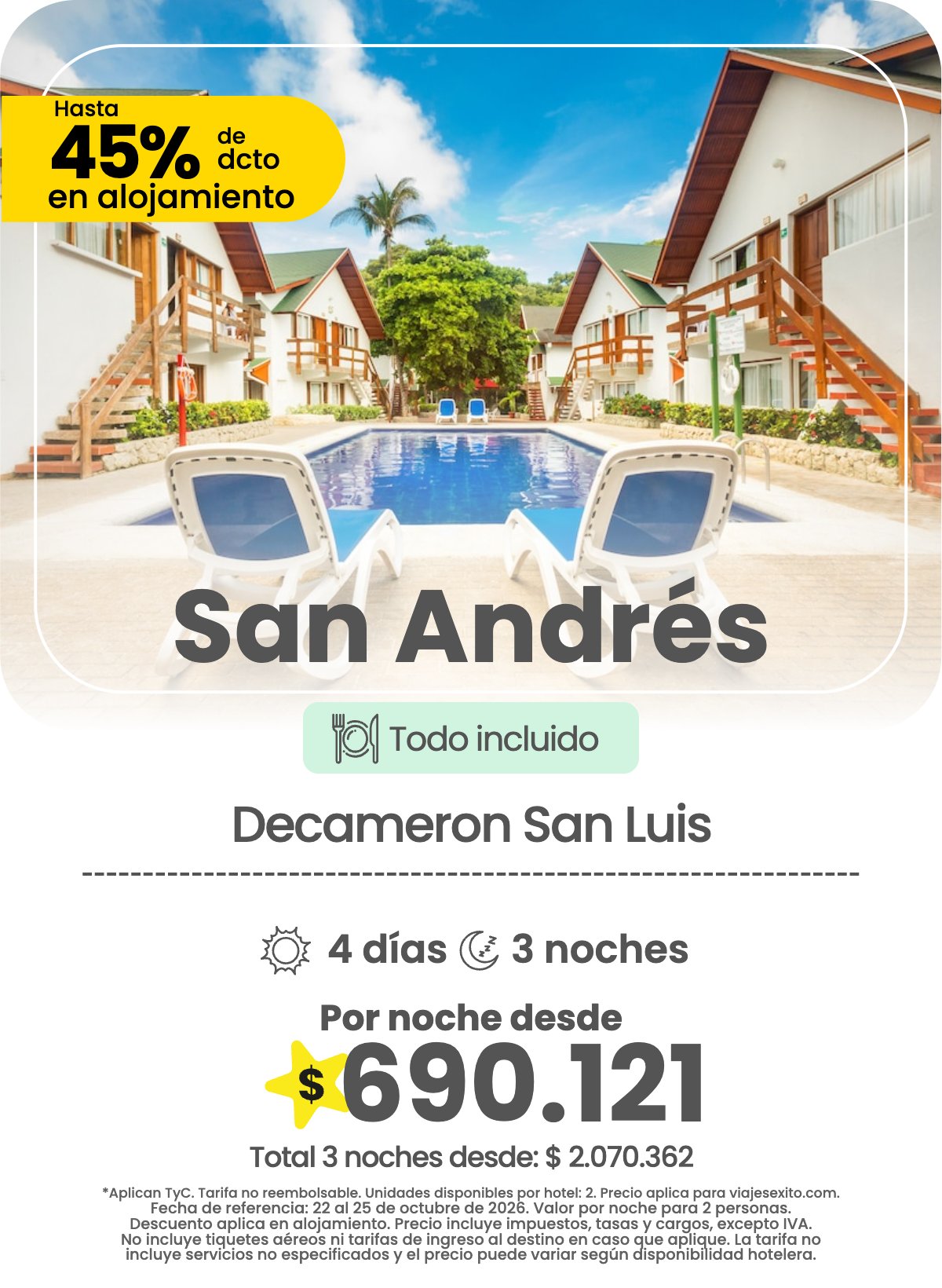 Hotel en San Andrés: Decameron San Luis