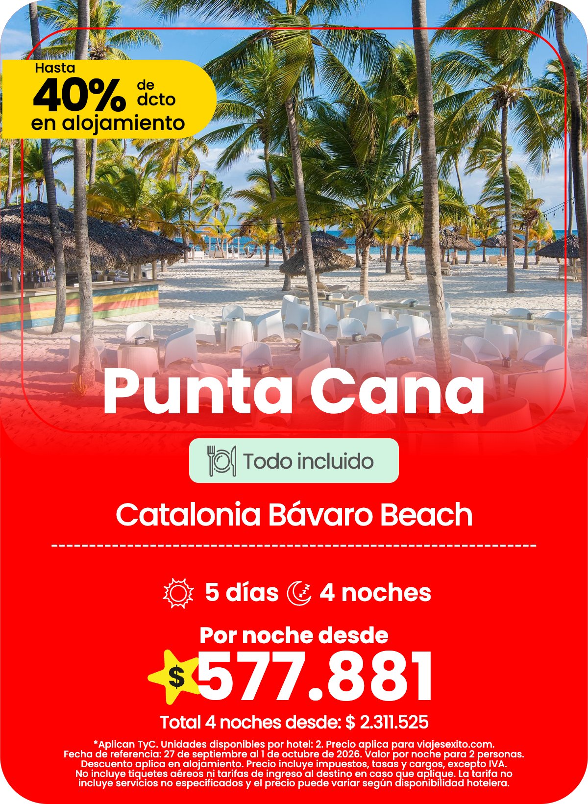 Hotel en Punta Cana: Catalonia Bávaro Beach