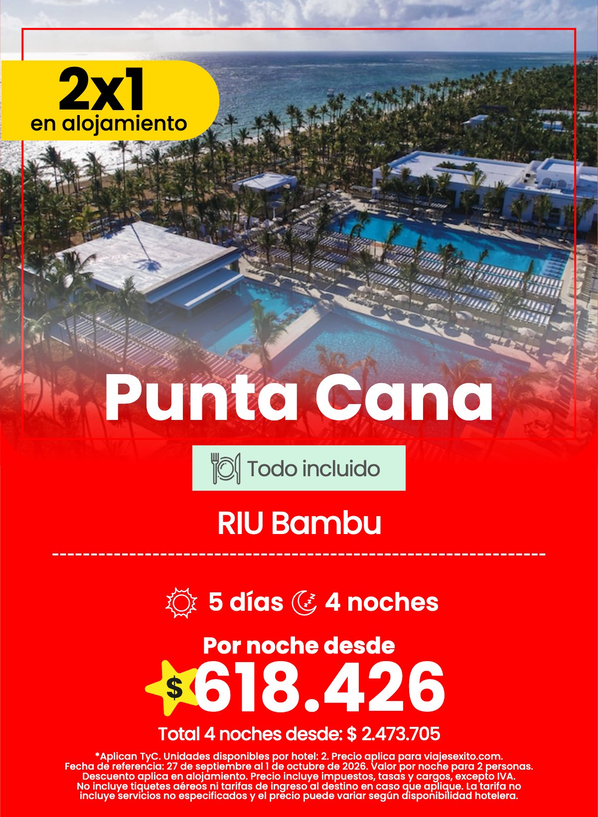 Hotel en Punta Cana: RIU Bambu