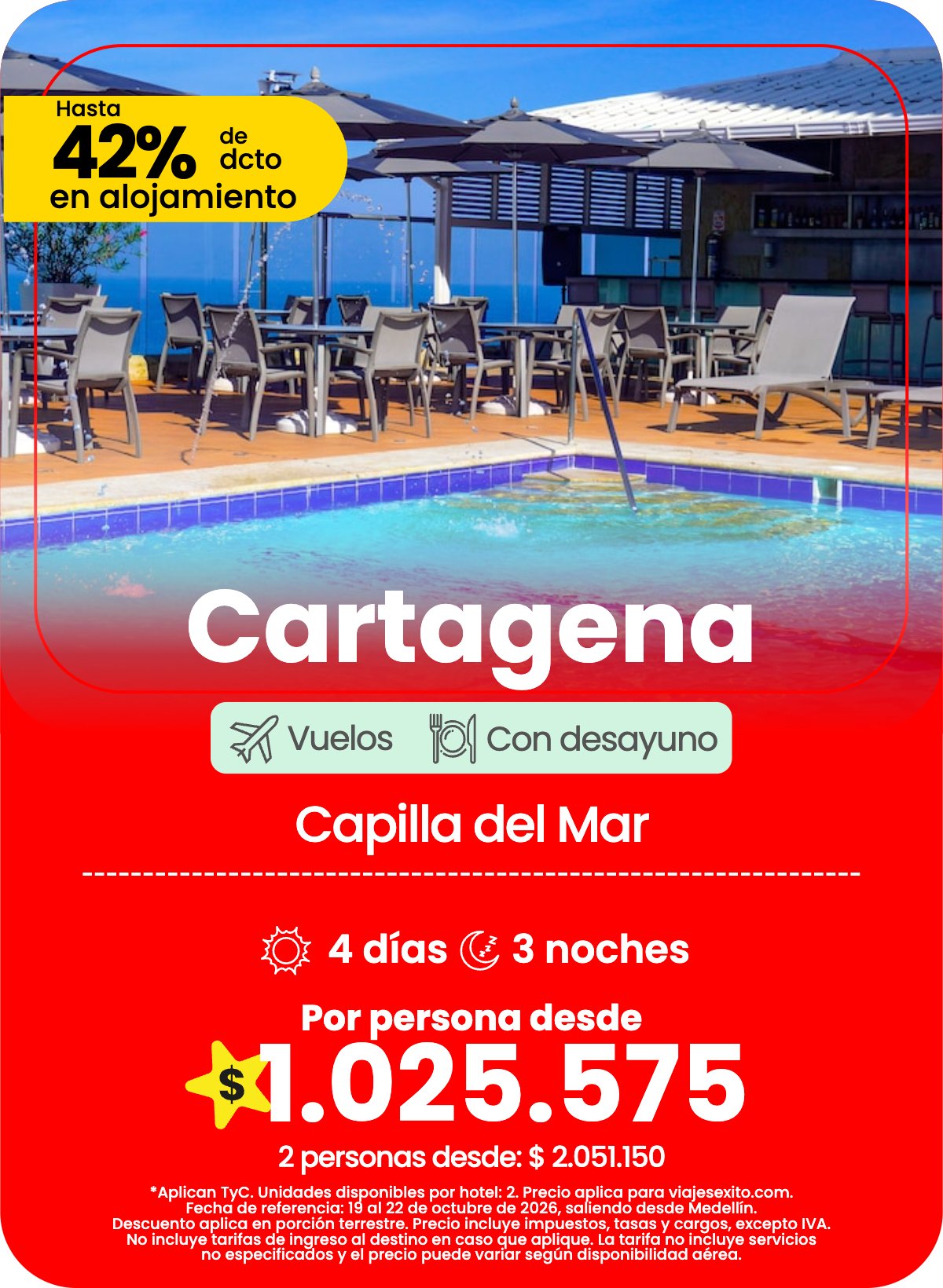 Paquete a Cartagena: Capilla del Mar