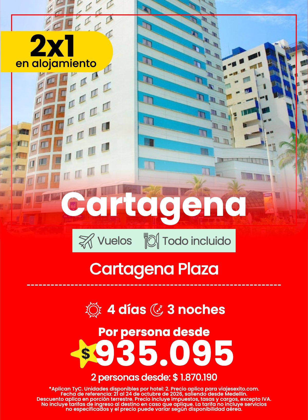 Paquete a Cartagena: Cartagena Plaza