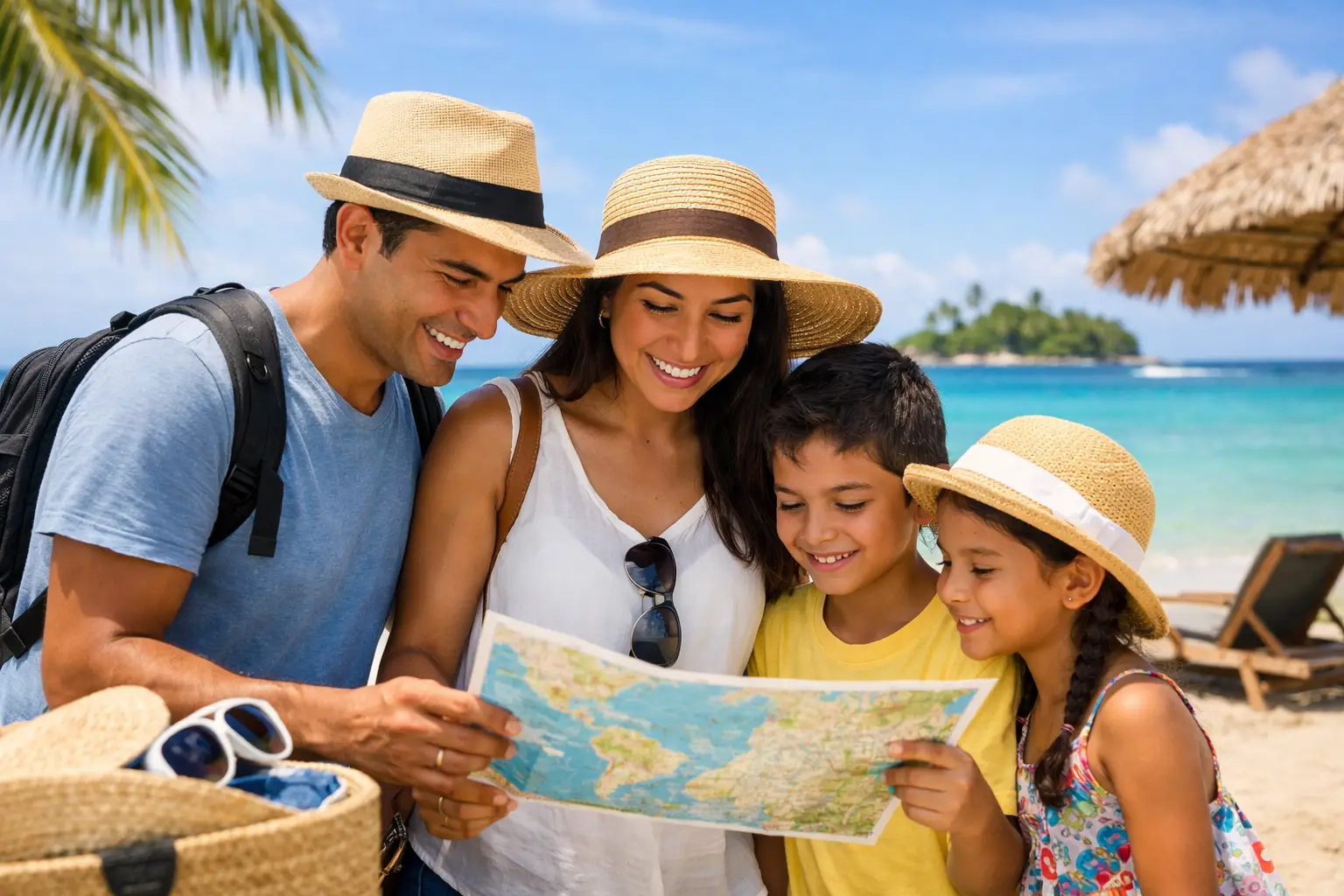 Cómo planear un viaje familiar al Caribe