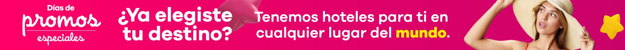 Banner promocional de Viajes Éxito en la sección «Inicio»
