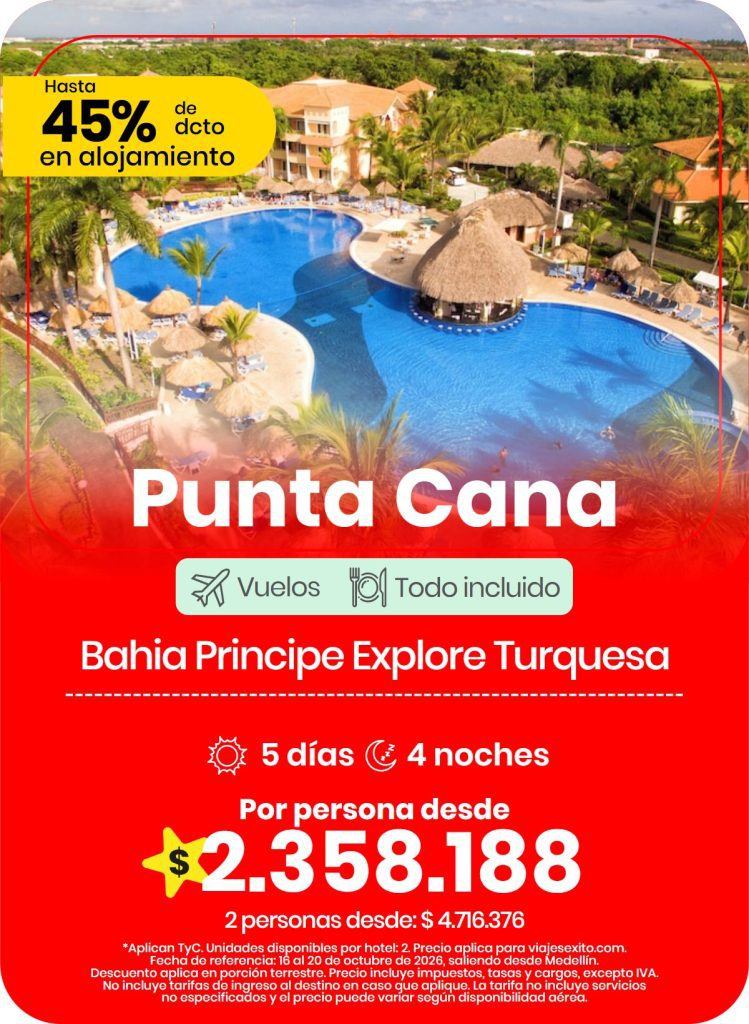 Paquete a Punta Cana: Bahía Príncipe Explore Turquesa
