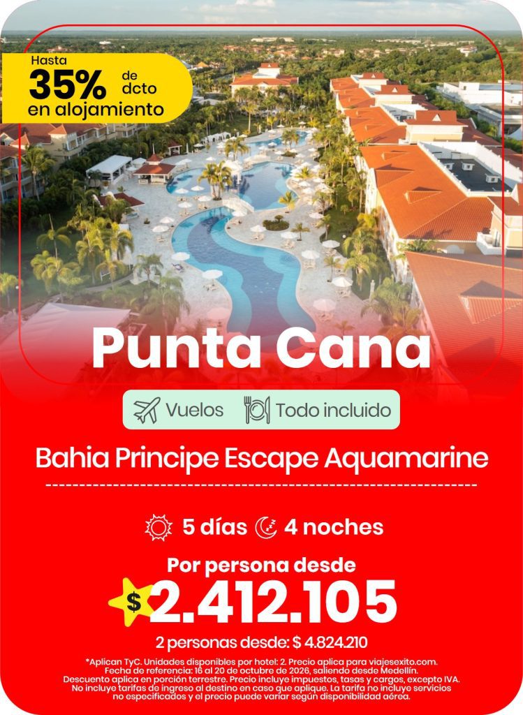 Paquete a Punta Cana: Bahía Príncipe Escape Aquamarine