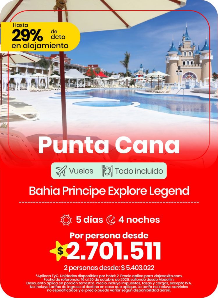 Paquete a Punta Cana: Bahía Príncipe Explore Legend