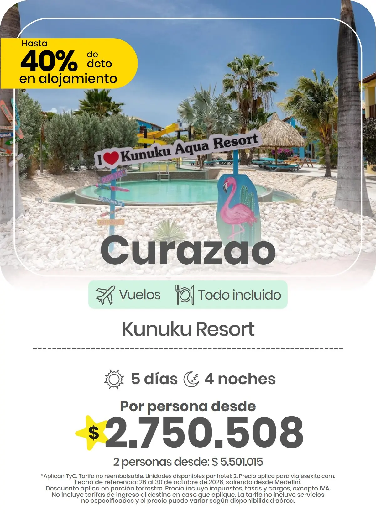 Paquete a Curazao: Kunuku Resort