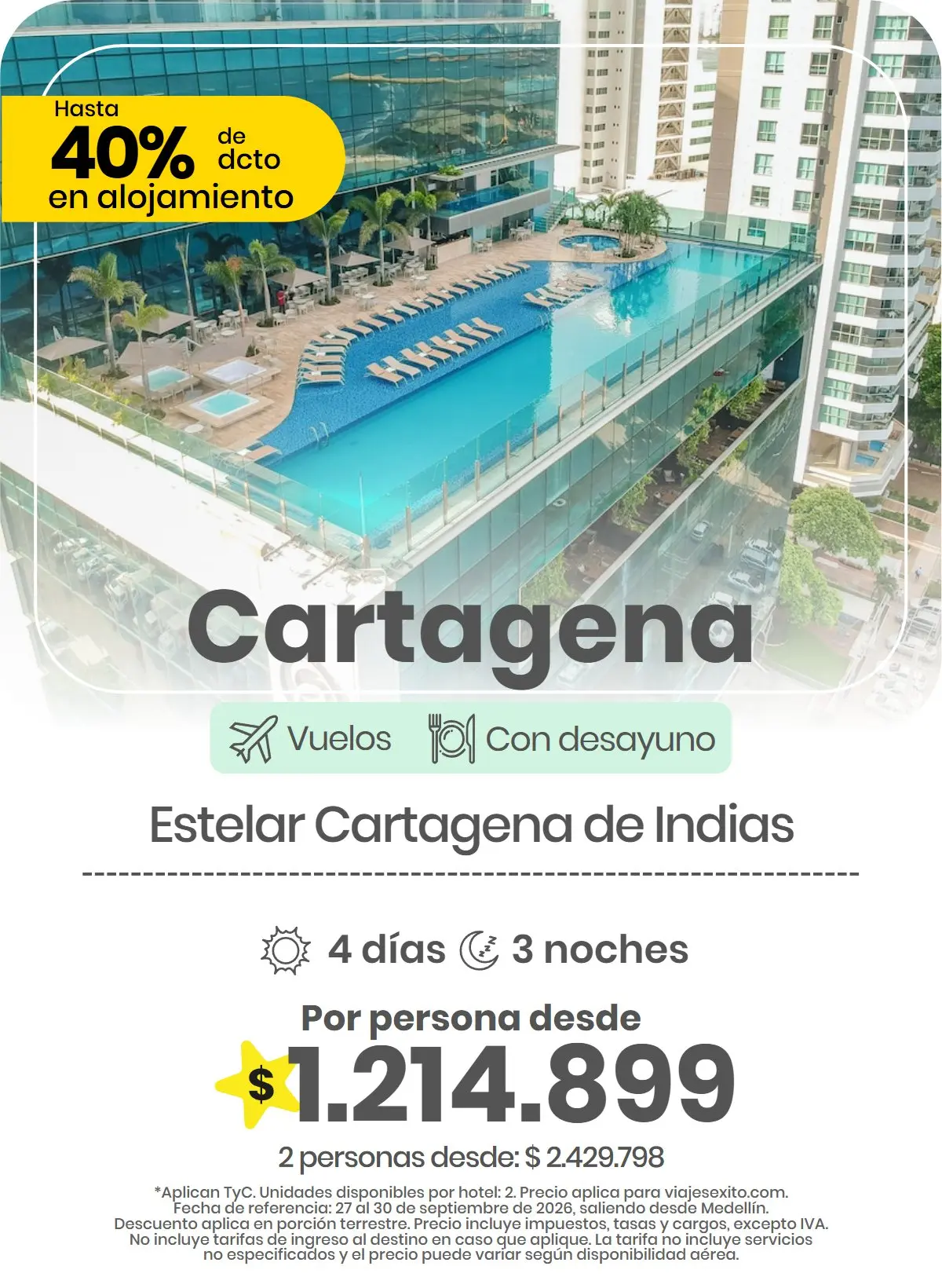 Paquete a Cartagena: Estelar Cartagena de Indias
