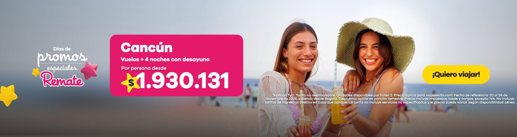 Días de promos especiales: paquete a Cancún con desayuno incluido, vuelos y 4 noches en Casa Kaoba Hotel & Suites, por persona desde $1.930.131.