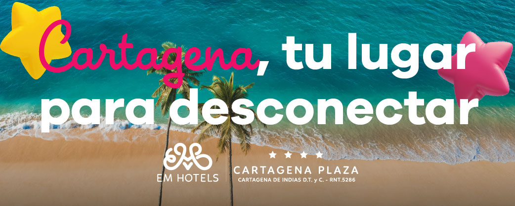 Banner de Cartagena Plaza (EM Hotels): Cartagena, tu lugar para desconectar. (versión móvil)