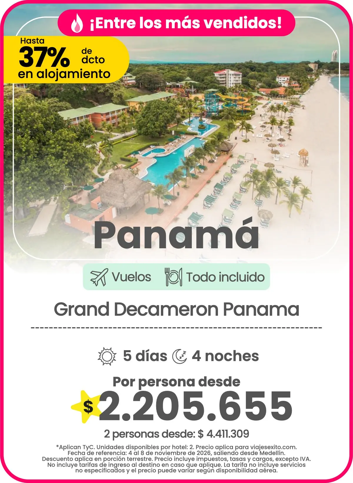Oferta de paquete de viaje a Panamá