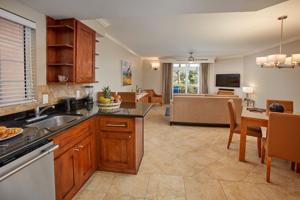Divi Village Golf & Beach Resort en Aruba: cocina de una habitación
