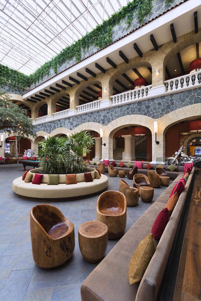 Hard Rock Hotel Riviera Maya en Puerto Aventuras: entrada interior