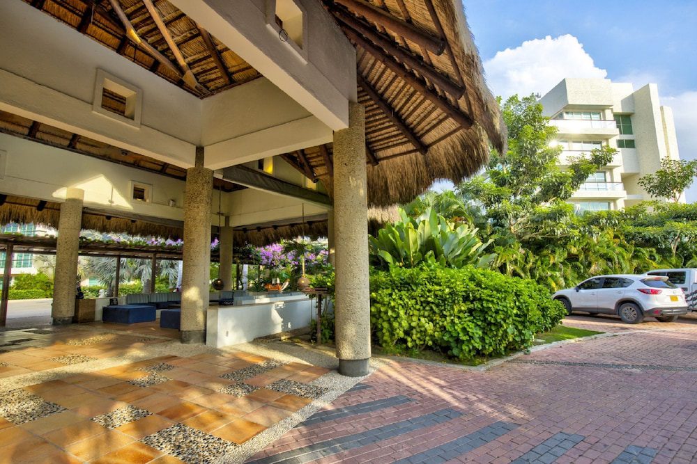 Hotel Estelar Playa Manzanillo en Cartagena: entrada interior