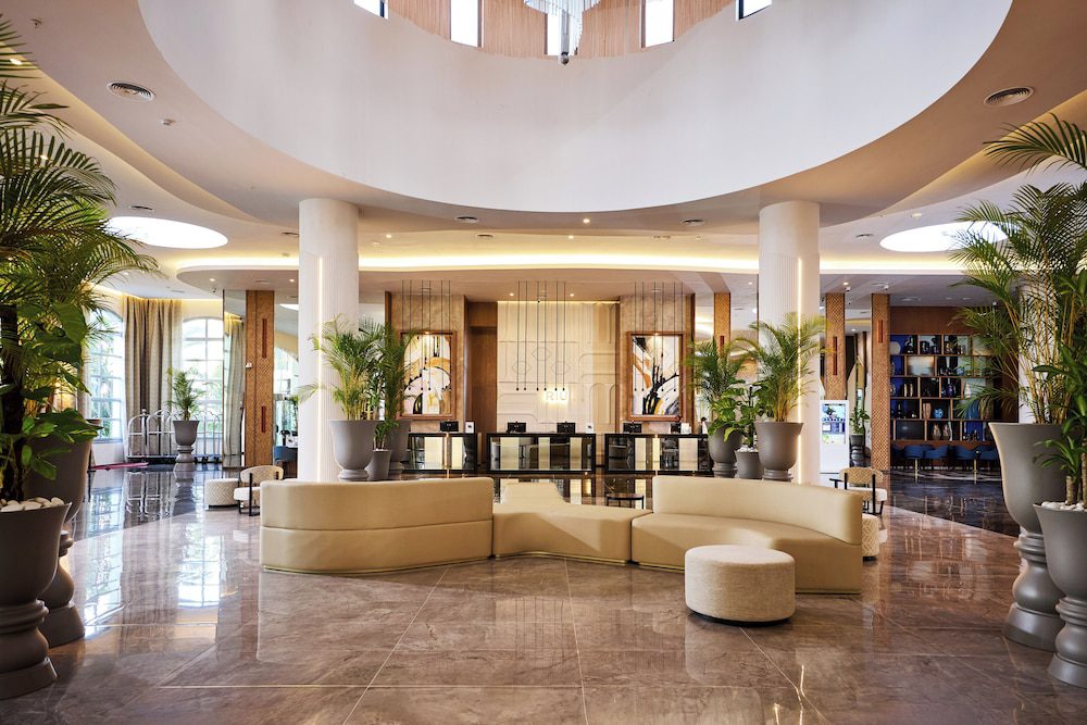 Hotel Riu Palace Bávaro en Punta Cana: sala de estar en el lobby