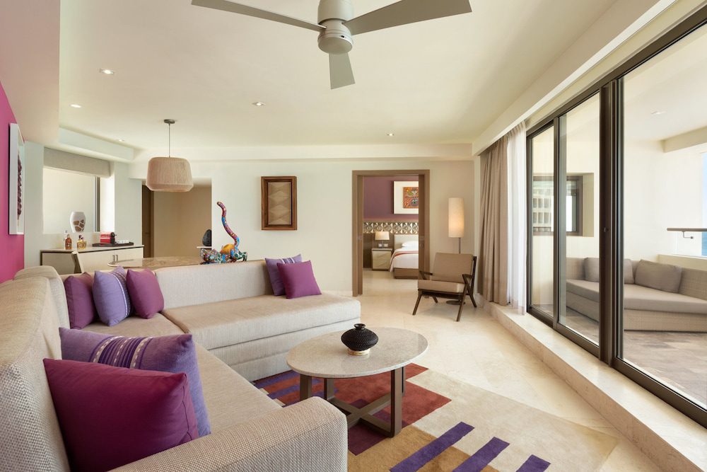 Hyatt Ziva Cancún: sala de estar