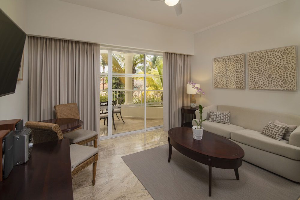 Meliá Caribe Beach Resort en Punta Cana: área de sala de estar