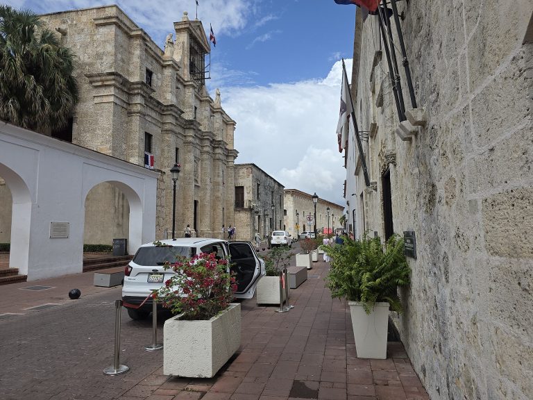 Calle Las Damas en la Zona Colonial de Santo Domingo, República Dominicana