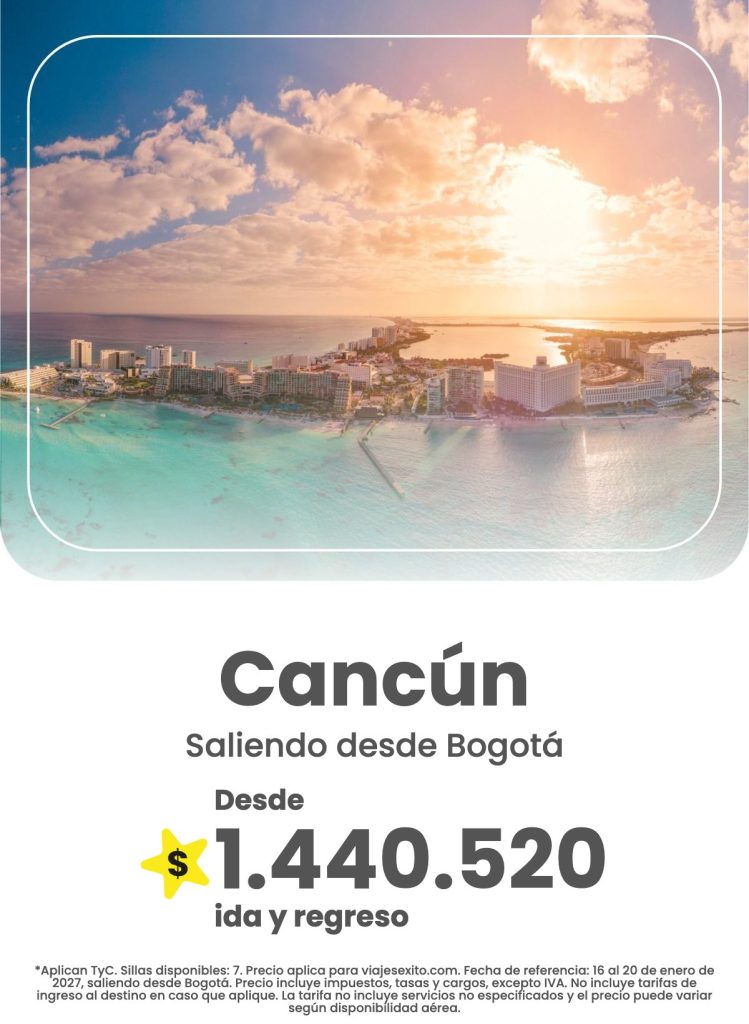 Cancún, destino de viaje con Viajes Éxito