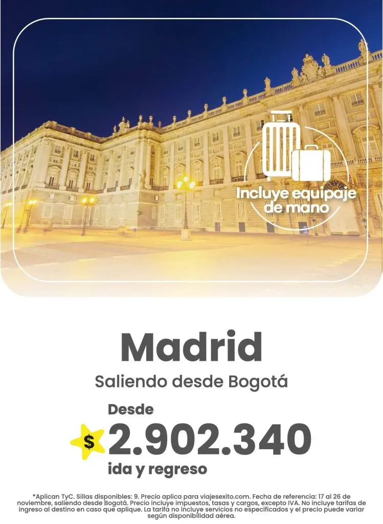 Madrid, destino de viaje con Viajes Éxito
