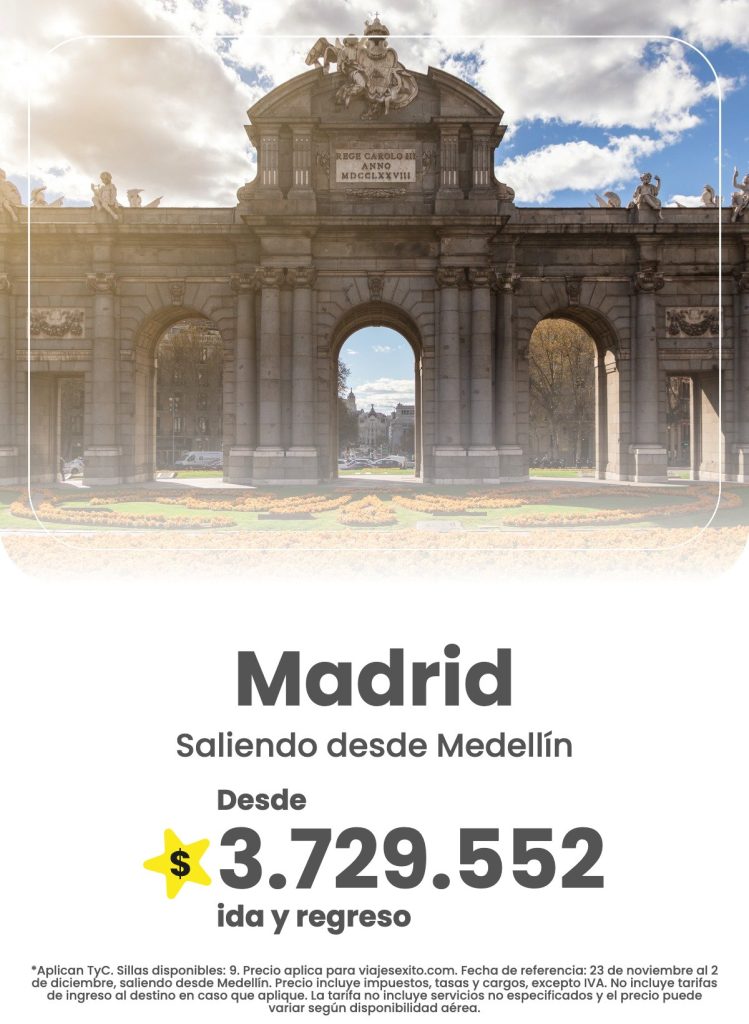 Madrid, destino de viaje con Viajes Éxito