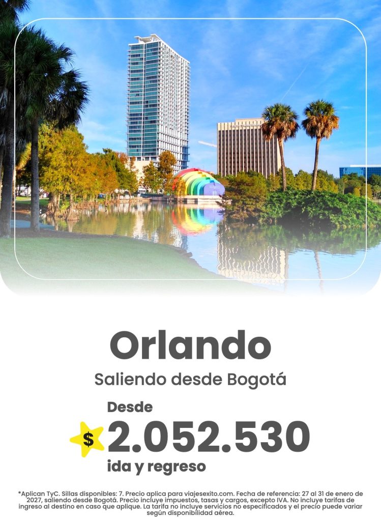 Orlando, destino de viaje con Viajes Éxito