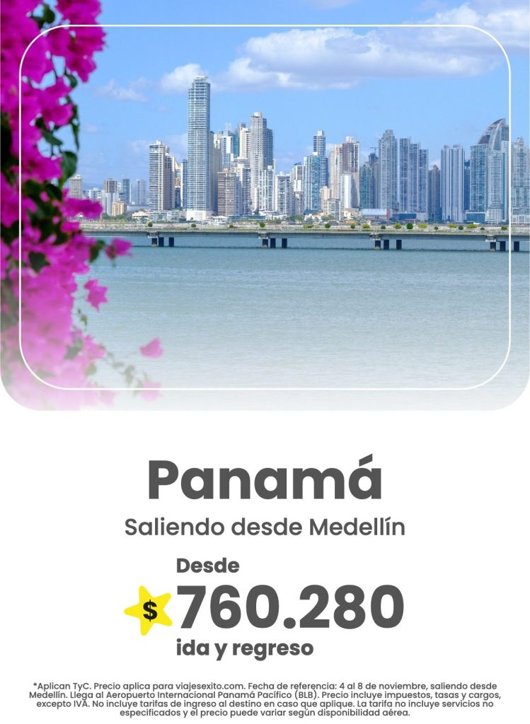 Panamá, destino de viaje con Viajes Éxito