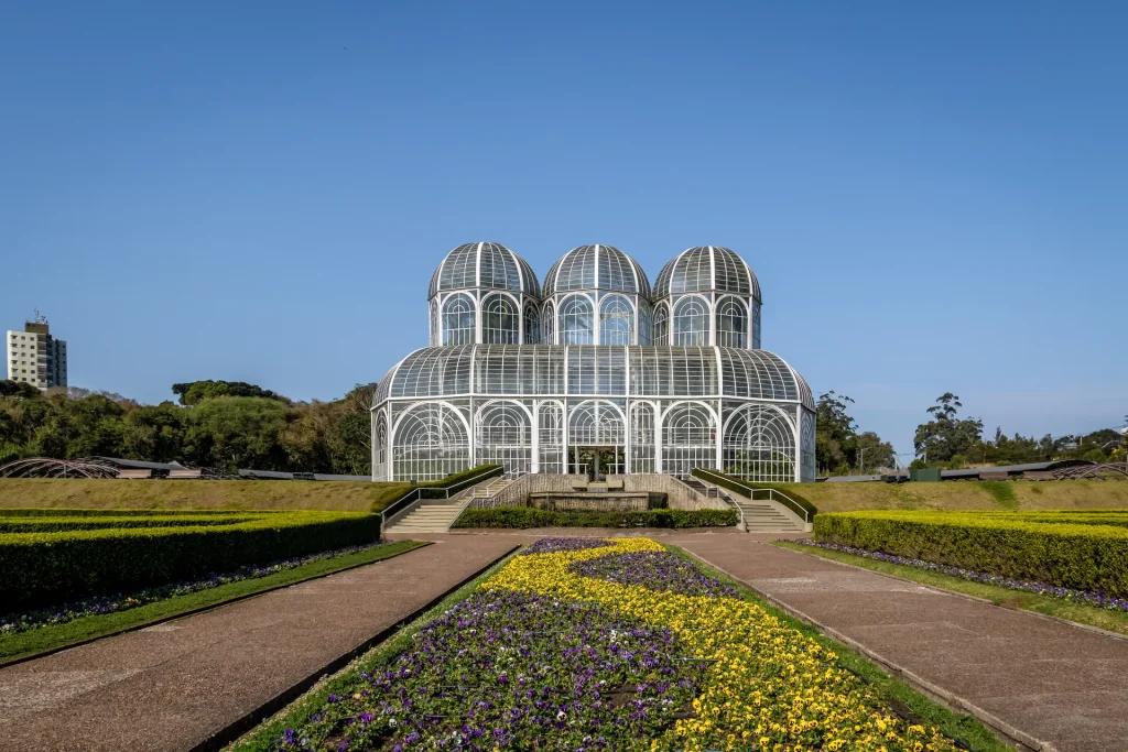 Invernadero del Jardín Botánico de Curitiba, Paraná, Brasil