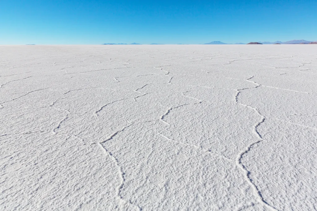 Salar de Uyuni al amanecer, Bolivia