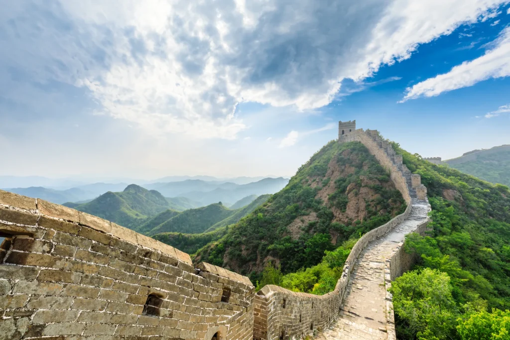La Gran Muralla China en el tramo de Jinshanling