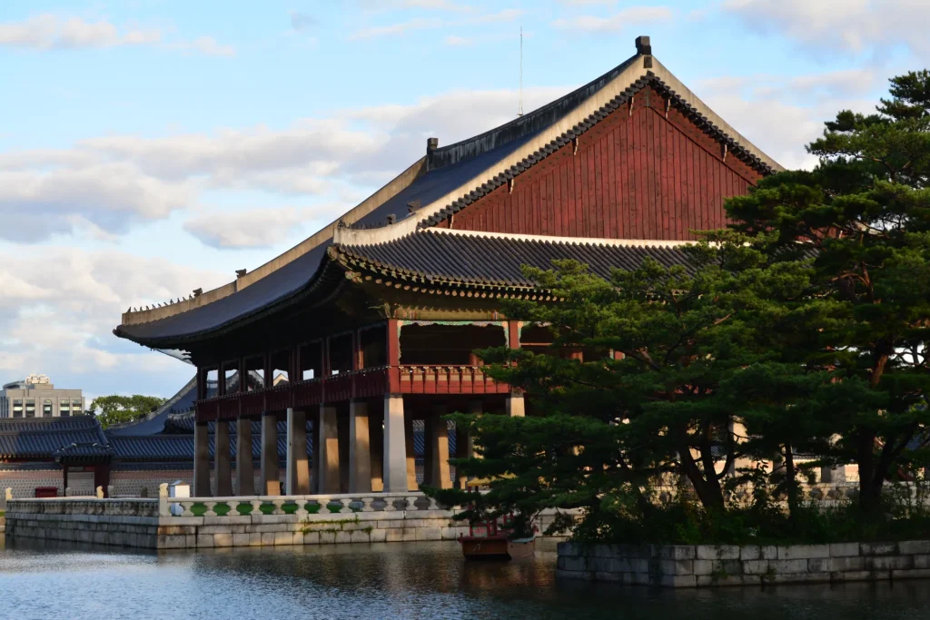 Palacio Gyeongbokgung en Seúl, Corea del Sur